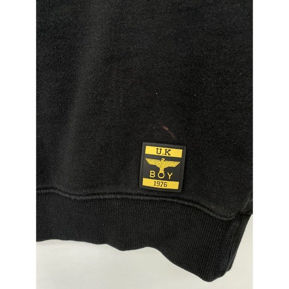 BOY Crew Neck Long Sleeve Sweatshirt Black Size M - Picture 2 of 7